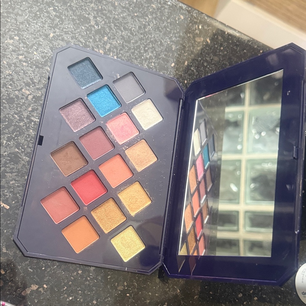 Fenty Beauty Eyeshadow Palette - Blue, Gold, and Red Shades